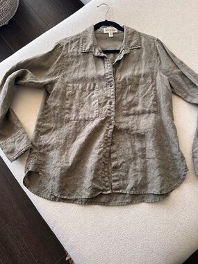 Cloth & Stone women’s Linen shirt Size M